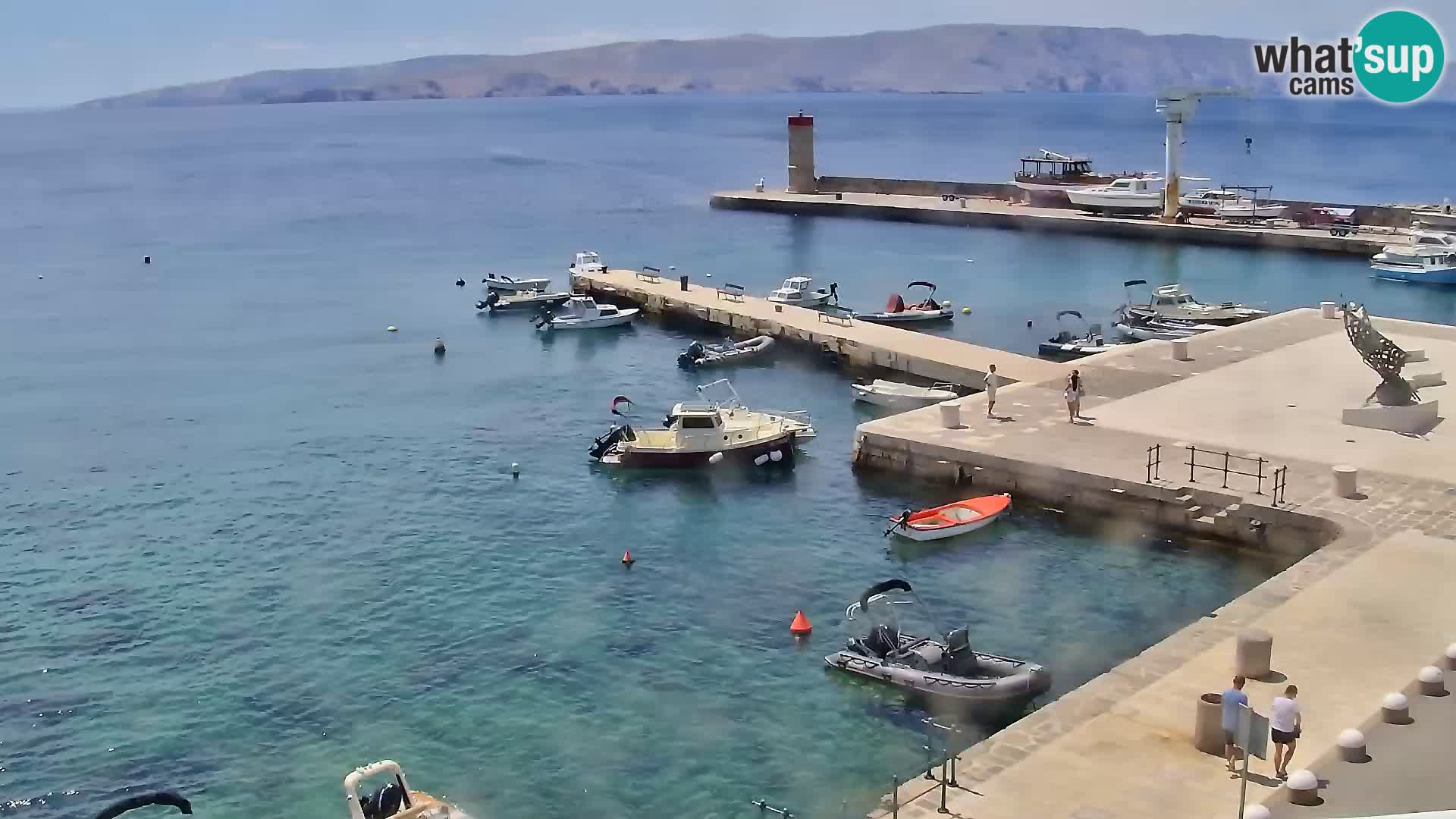 Senj camera en vivo – Vista panorámica de Senj riva