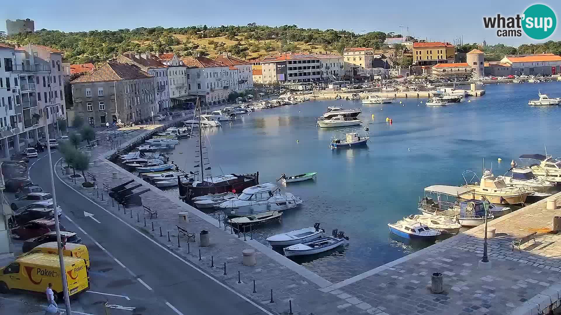 Webcam Segna – Panorama dell’lungomare di Senj