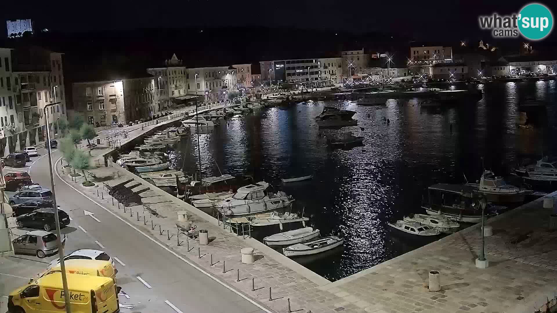 Senj camera en vivo – Vista panorámica de Senj riva