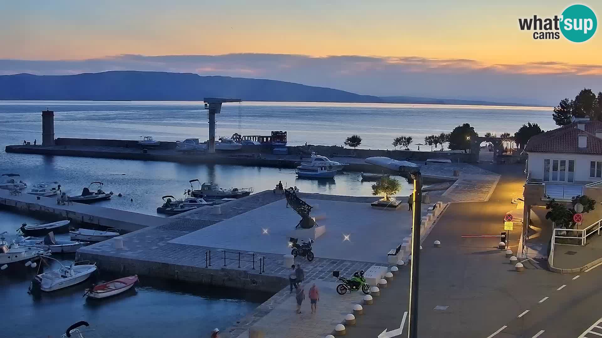 Senj Webcam – Panoramic view of Senj riva