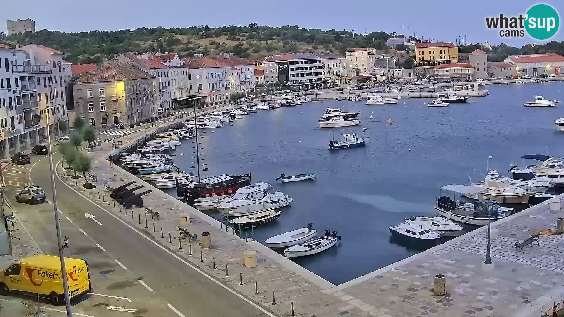 Senj camera en vivo – Vista panorámica de Senj riva