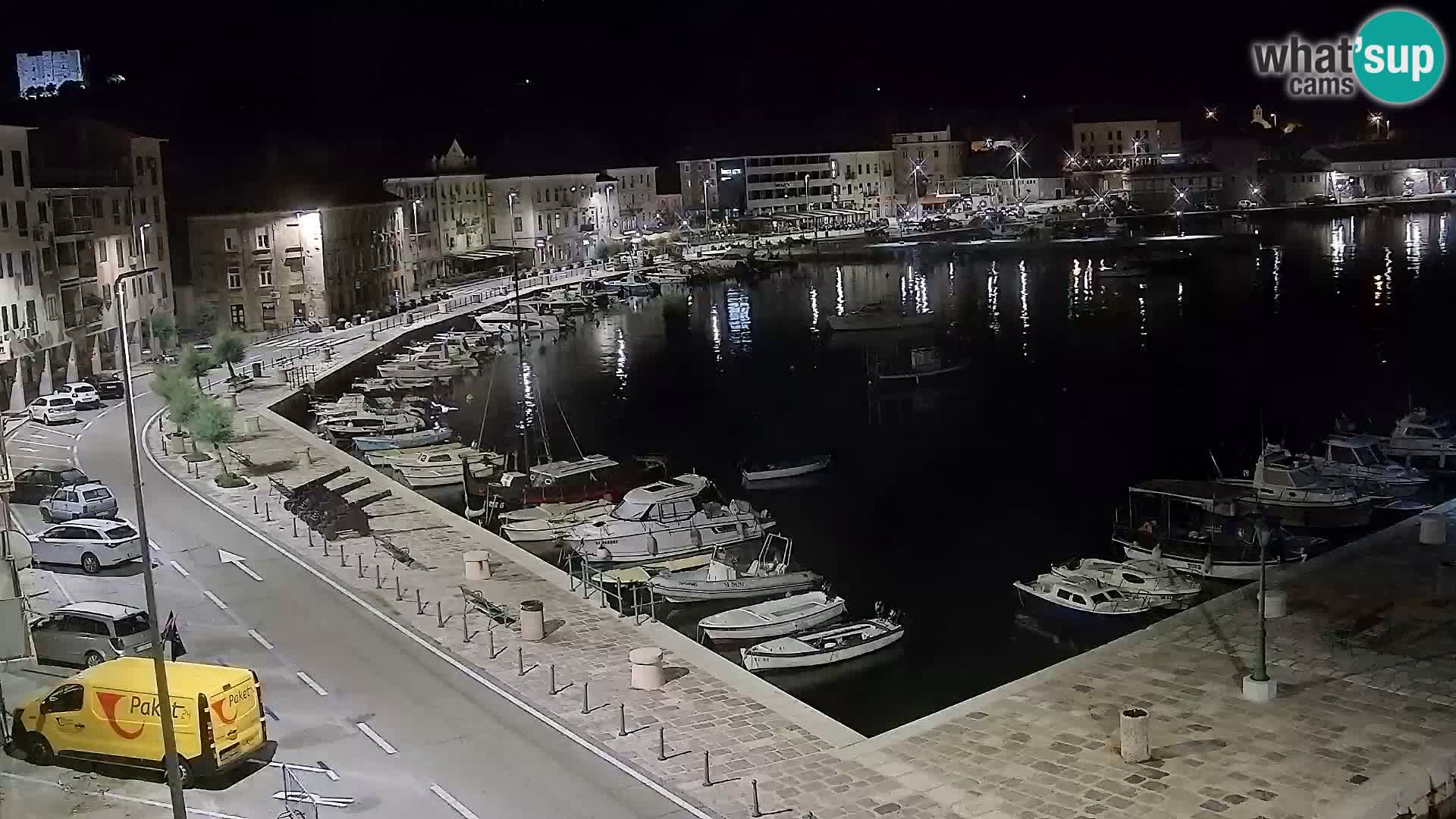 Kamera u živo Senj – Panoramski pogled na senjsku rivu