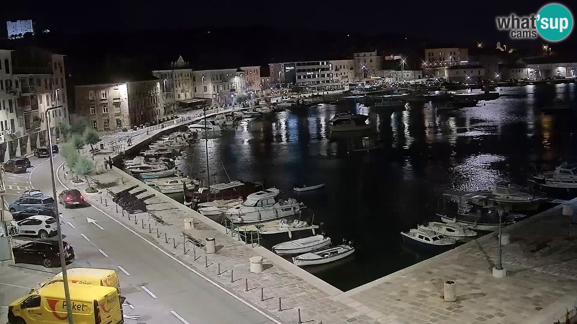 Senj Webcam – Panoramic view of Senj riva