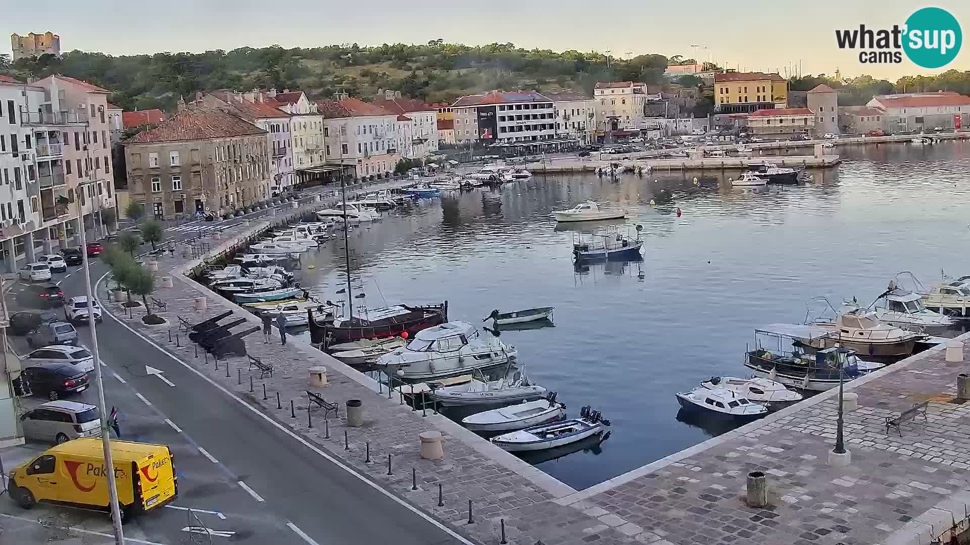 Senj Webcam – Panoramic view of Senj riva