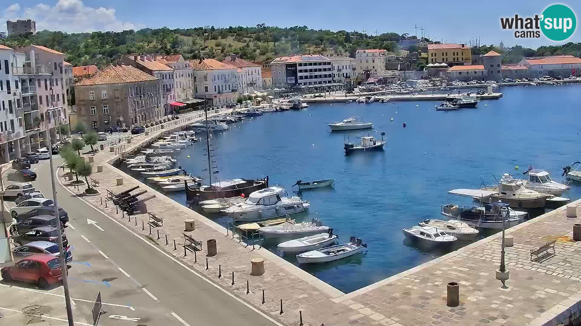 Senj Webcam – Panoramic view of Senj riva
