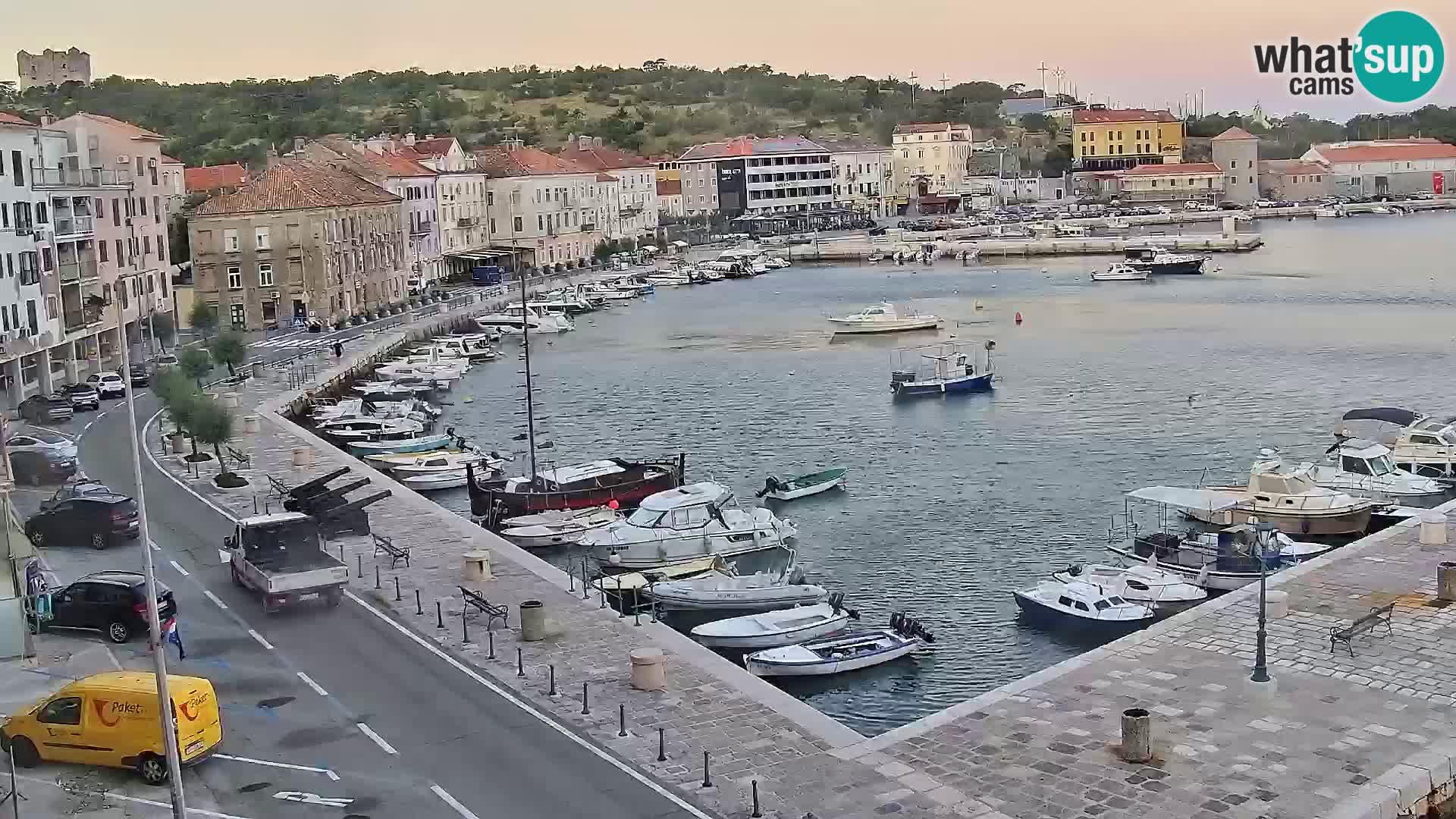 Senj Webcam – Panoramic view of Senj riva