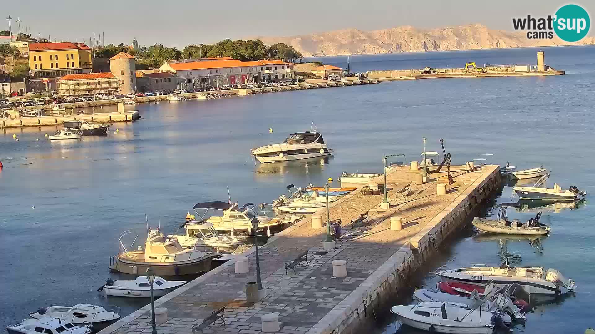 Senj Webcam – Panoramic view of Senj riva