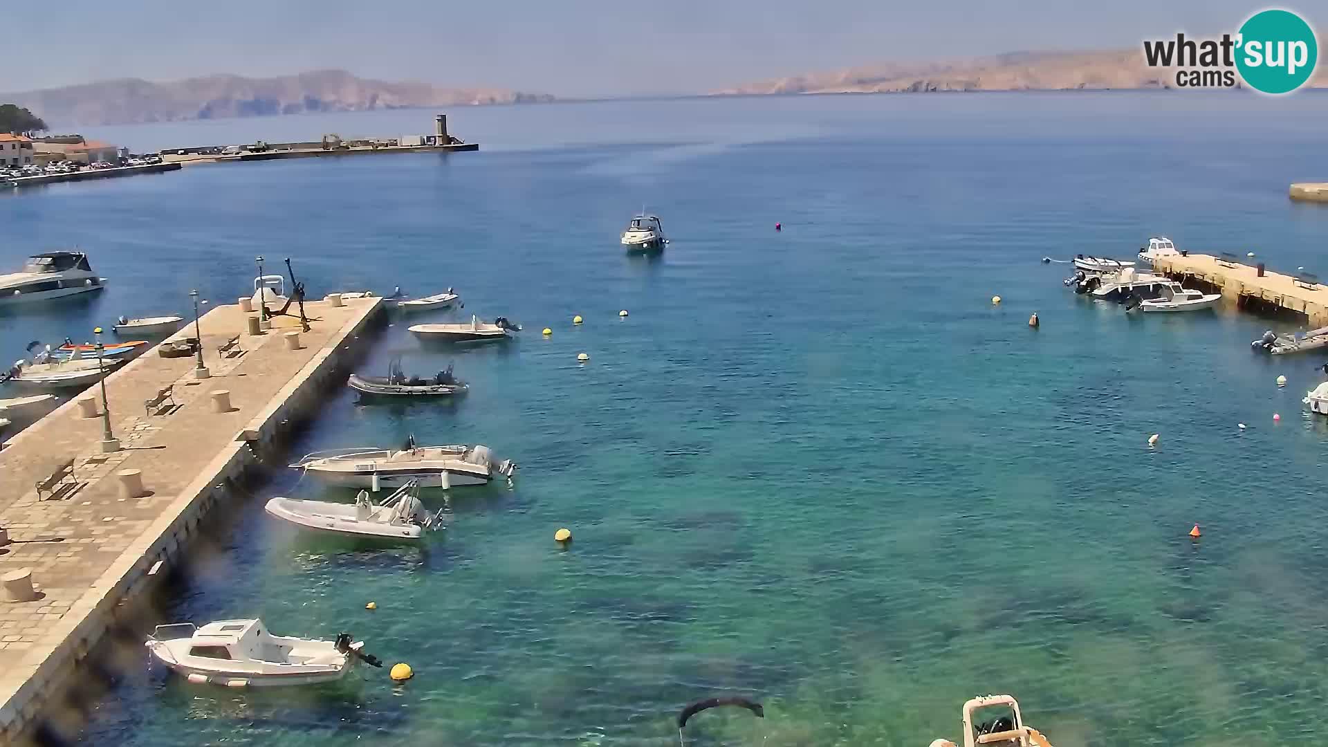 Kamera u živo Senj – Panoramski pogled na senjsku rivu