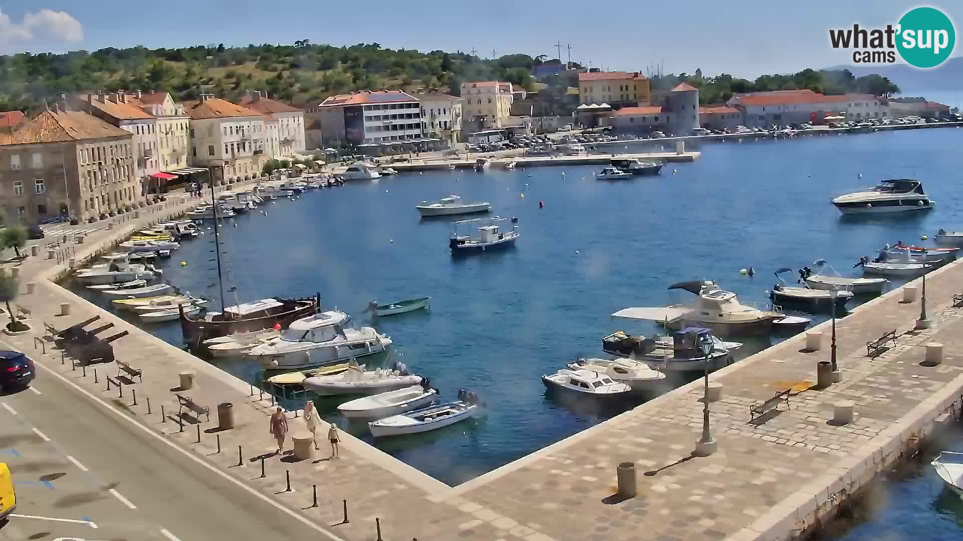 Senj Spletna kamera – pogled na obalo Senja