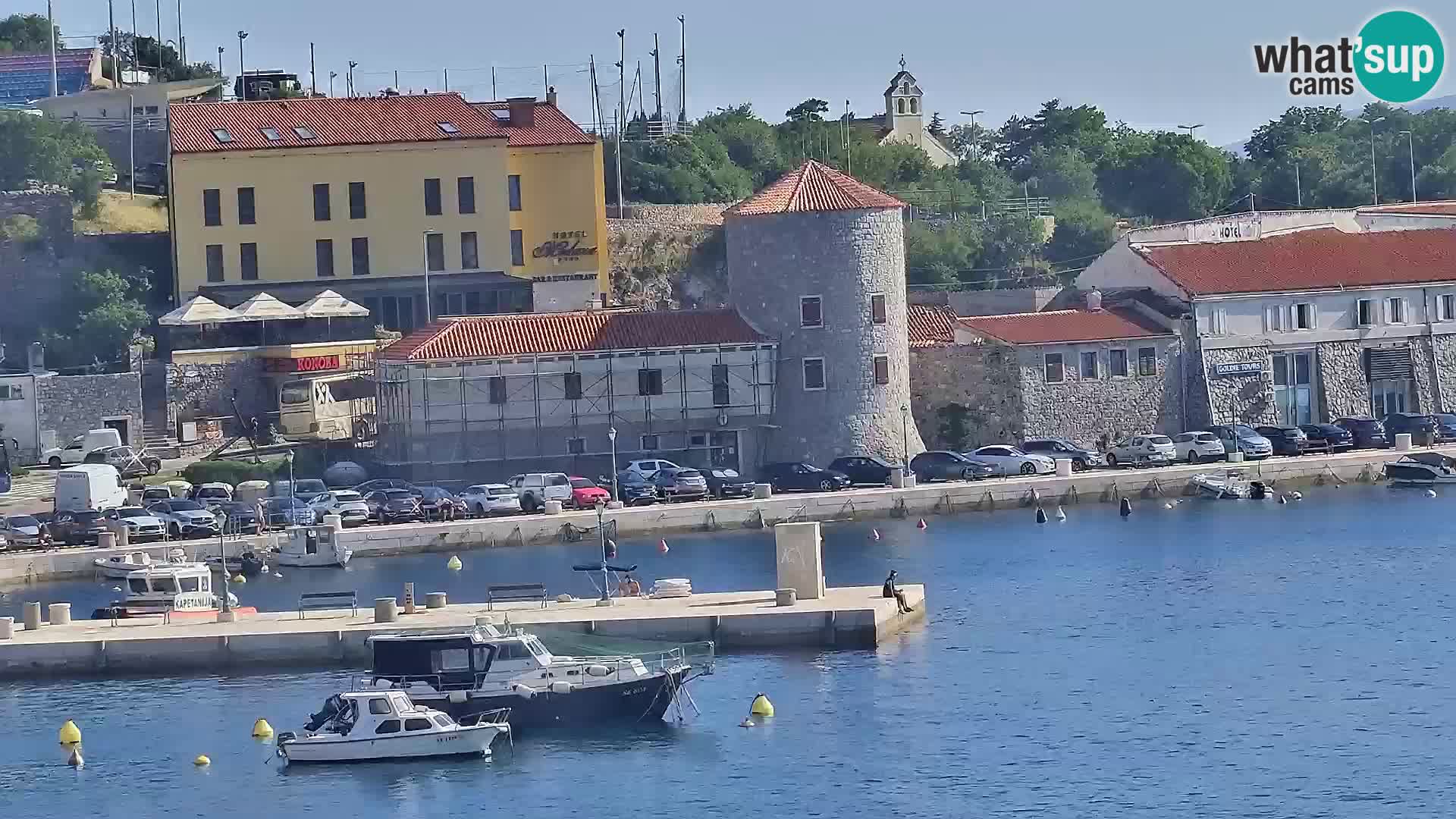 Senj Spletna kamera – pogled na obalo Senja