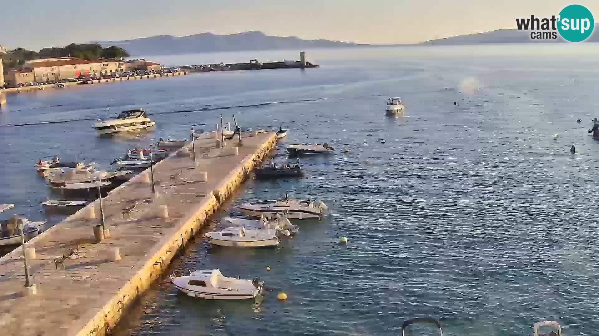 Senj Spletna kamera – pogled na obalo Senja