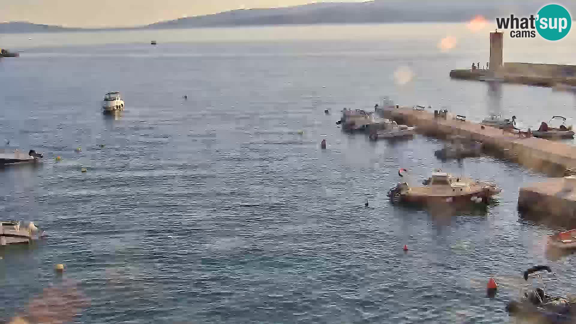 Senj camera en vivo – Vista panorámica de Senj riva