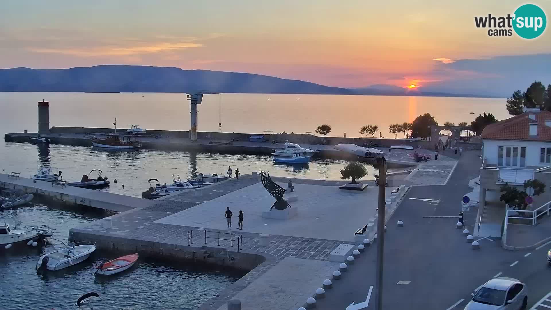Senj Webcam – Panoramic view of Senj riva