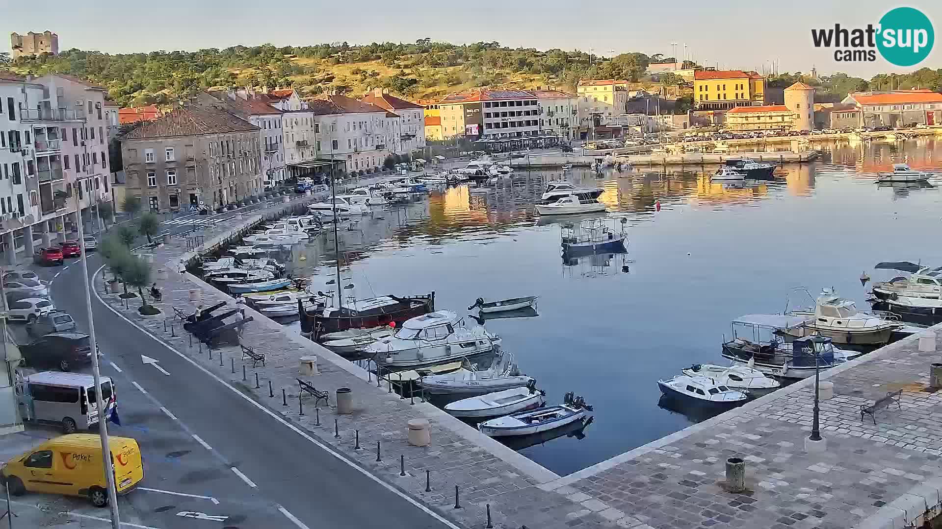 Senj Webcam – Panoramic view of Senj riva