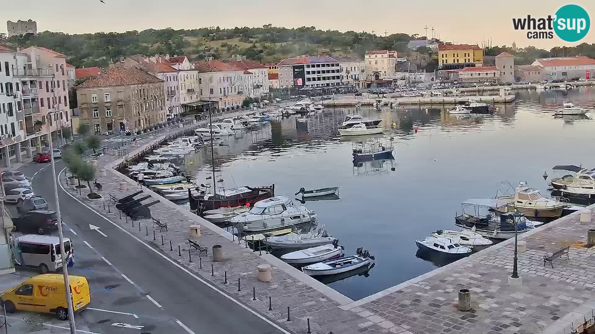 Senj Webcam – Panoramic view of Senj riva