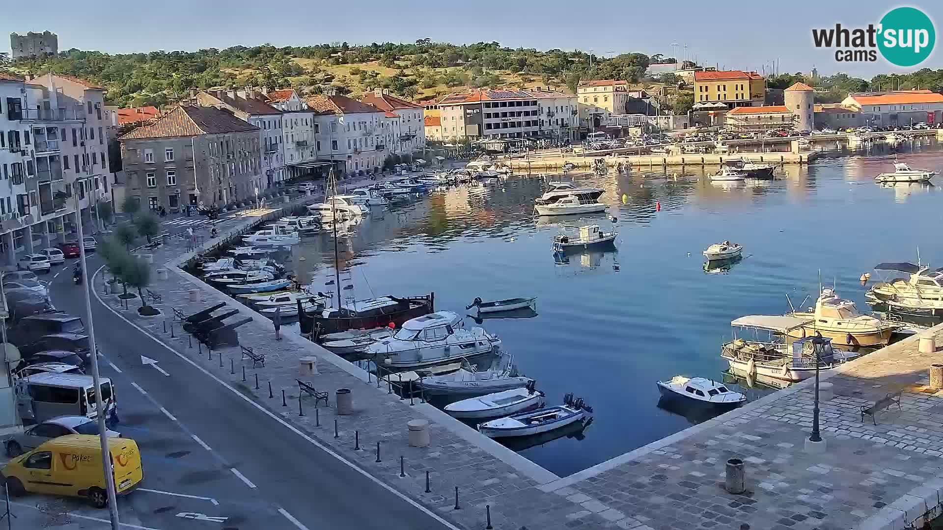 Senj Webcam – Panoramic view of Senj riva