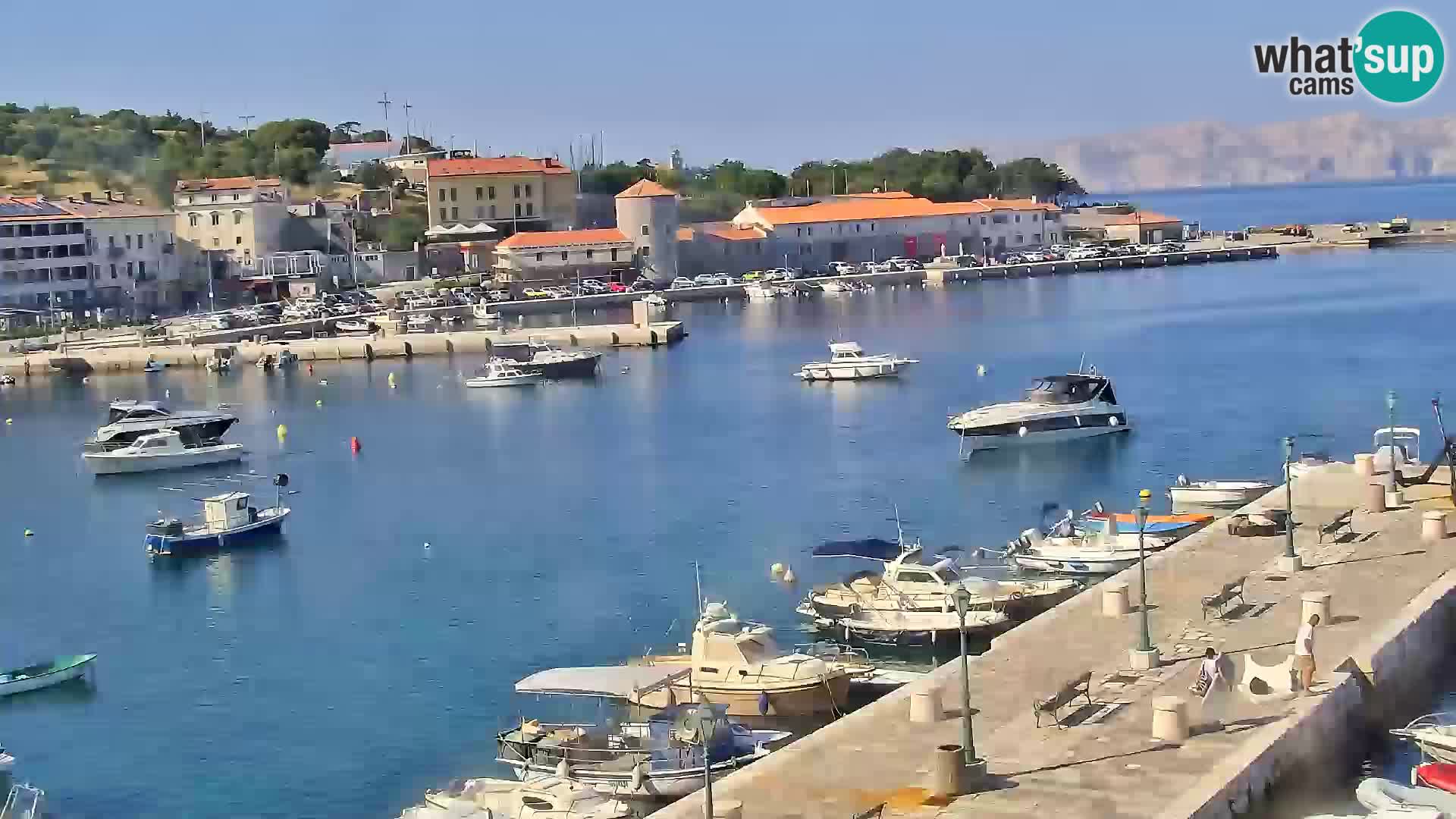 Webcam Segna – Panorama dell’lungomare di Senj