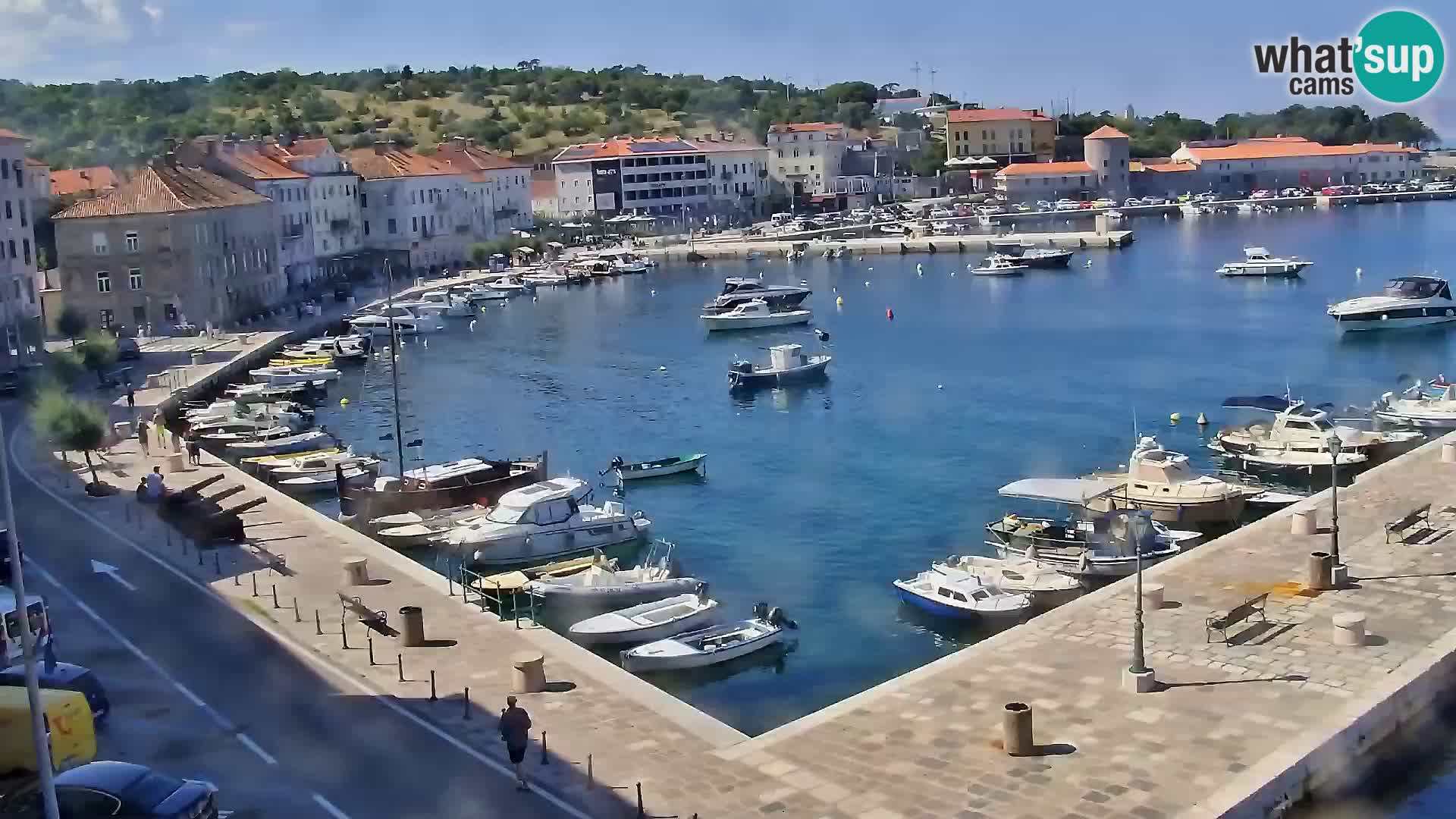 Senj Spletna kamera – pogled na obalo Senja