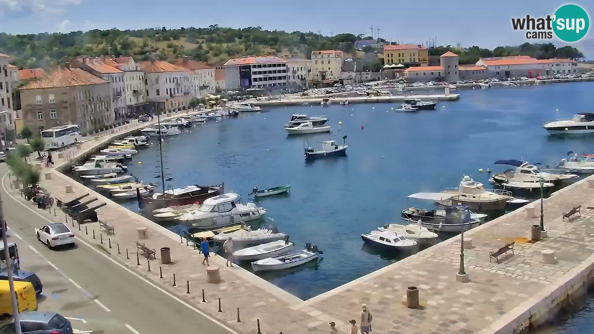 Webcam Segna – Panorama dell’lungomare di Senj