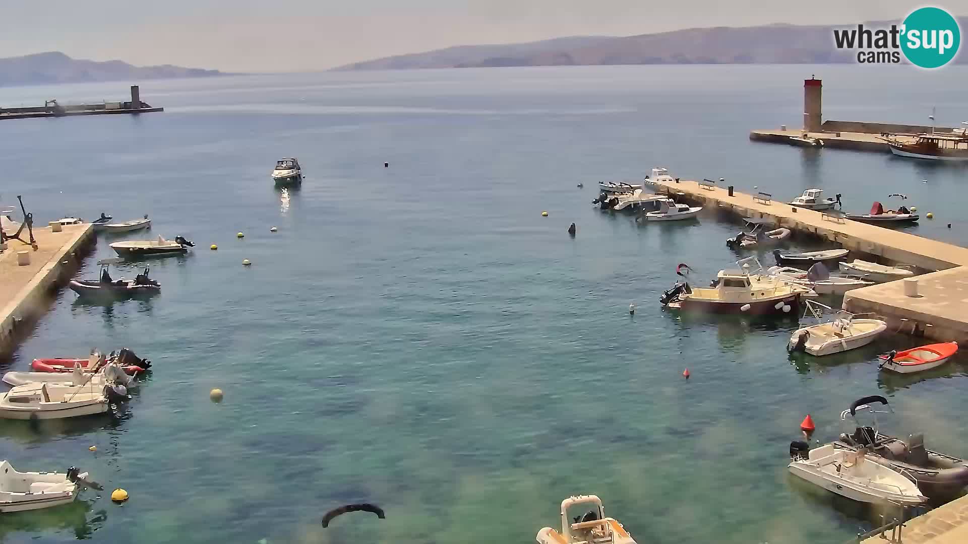 Webcam Segna – Panorama dell’lungomare di Senj