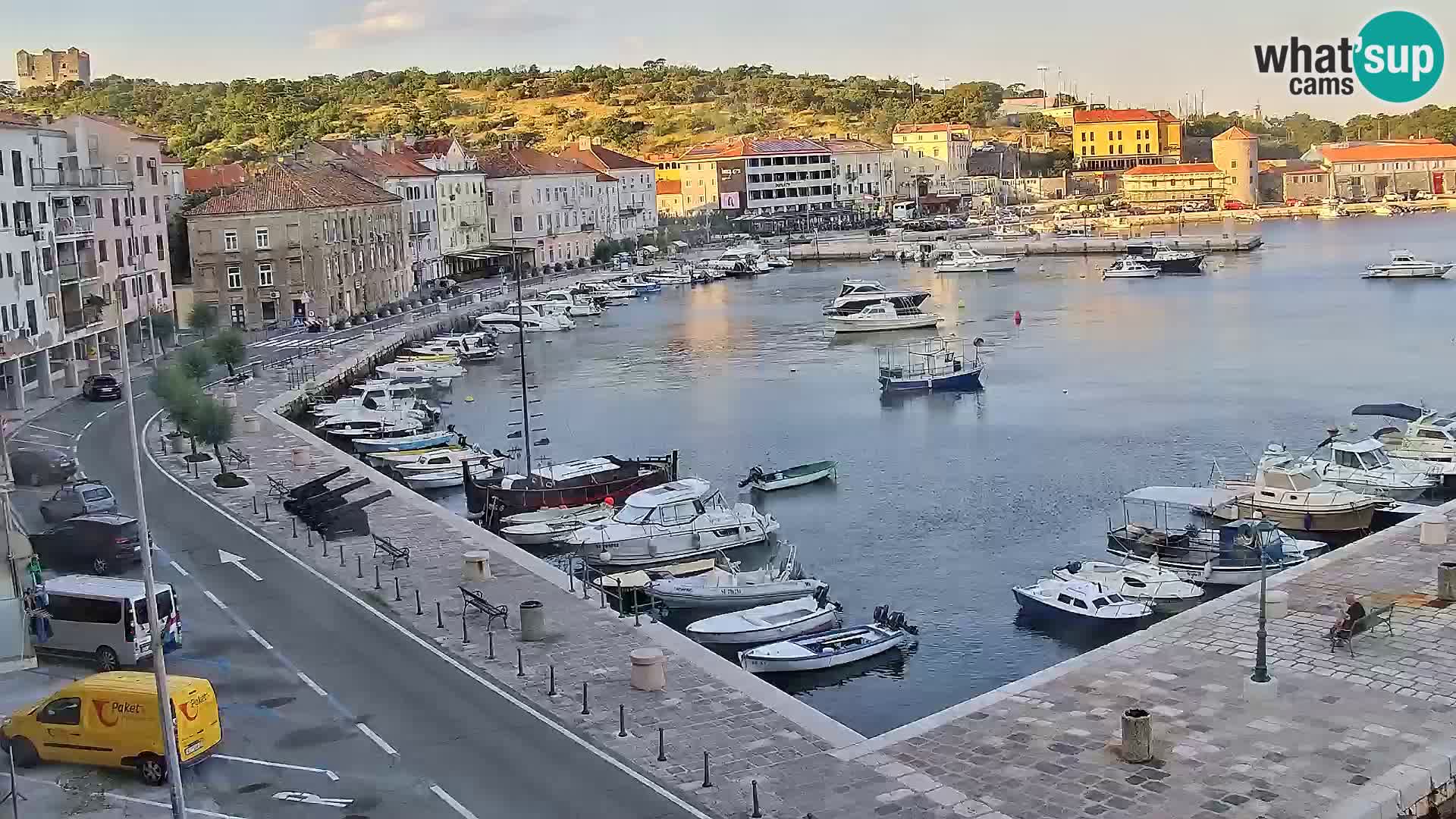 Senj Webcam – Panoramic view of Senj riva