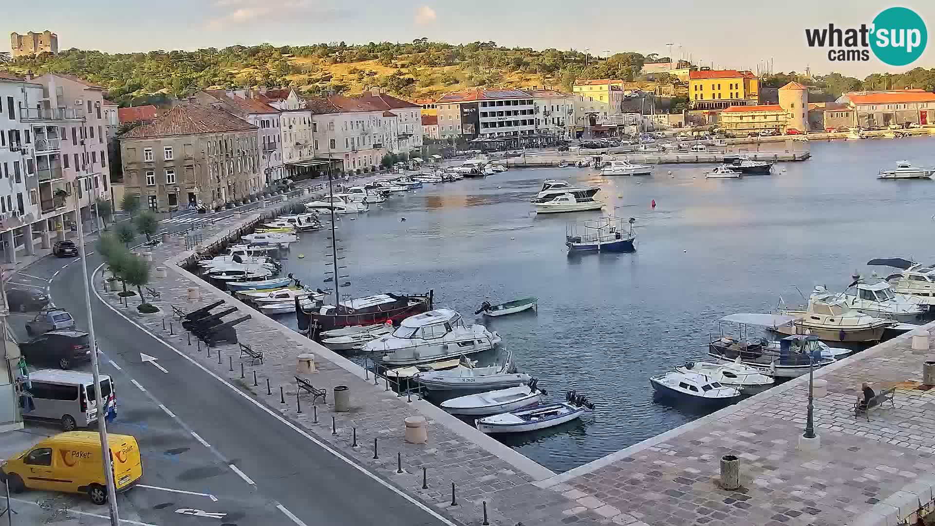 Senj Webcam – Panoramic view of Senj riva