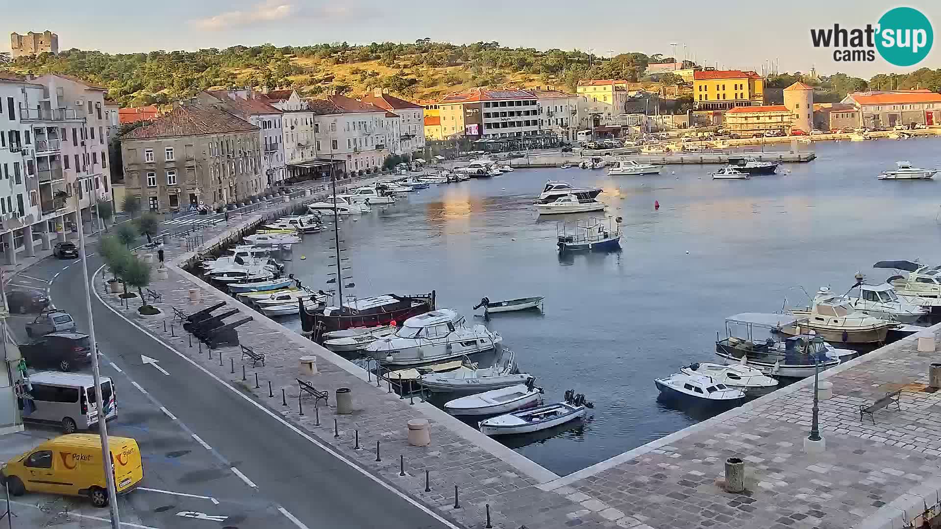 Senj Spletna kamera – pogled na obalo Senja