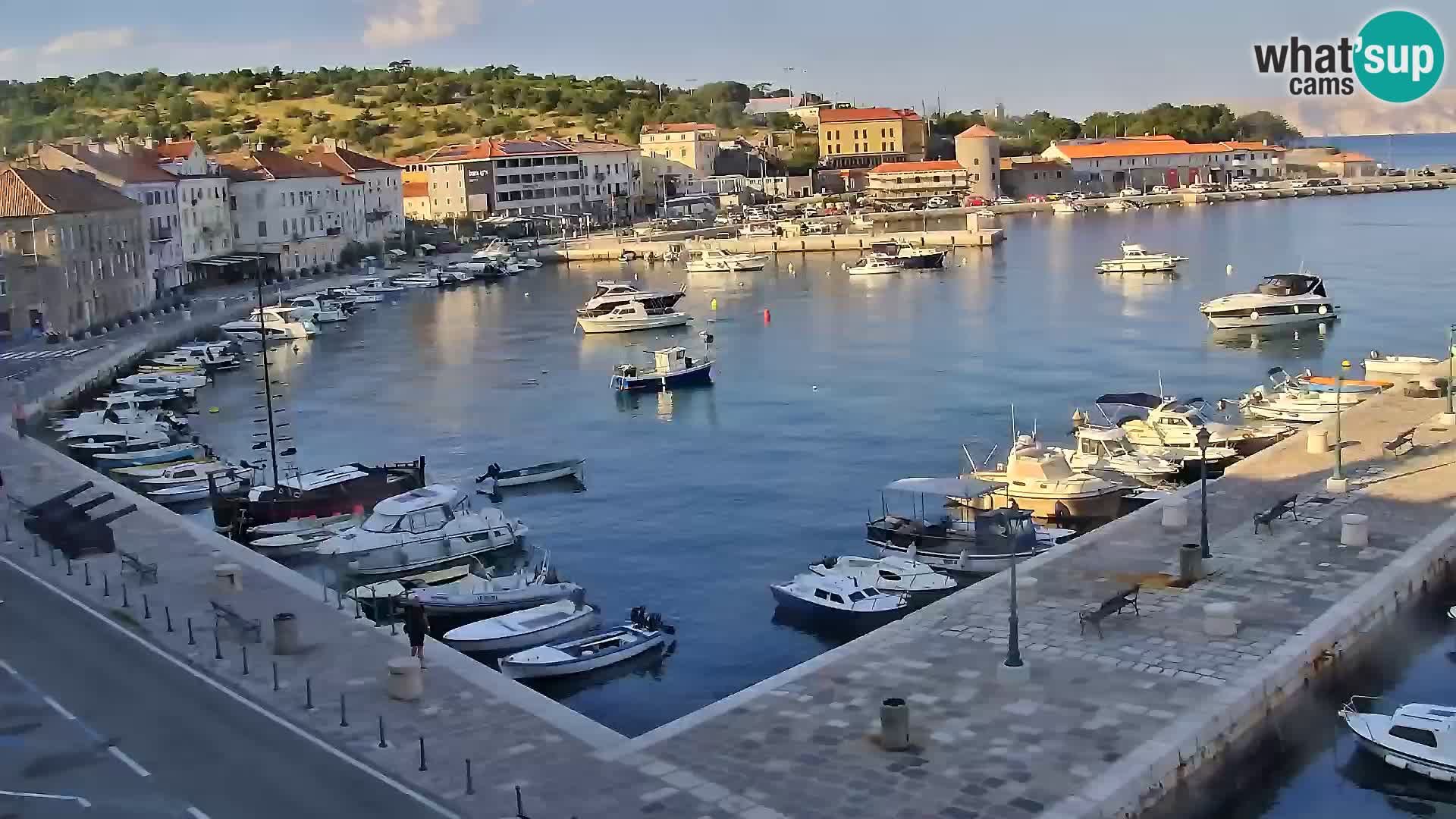 Webcam Segna – Panorama dell’lungomare di Senj