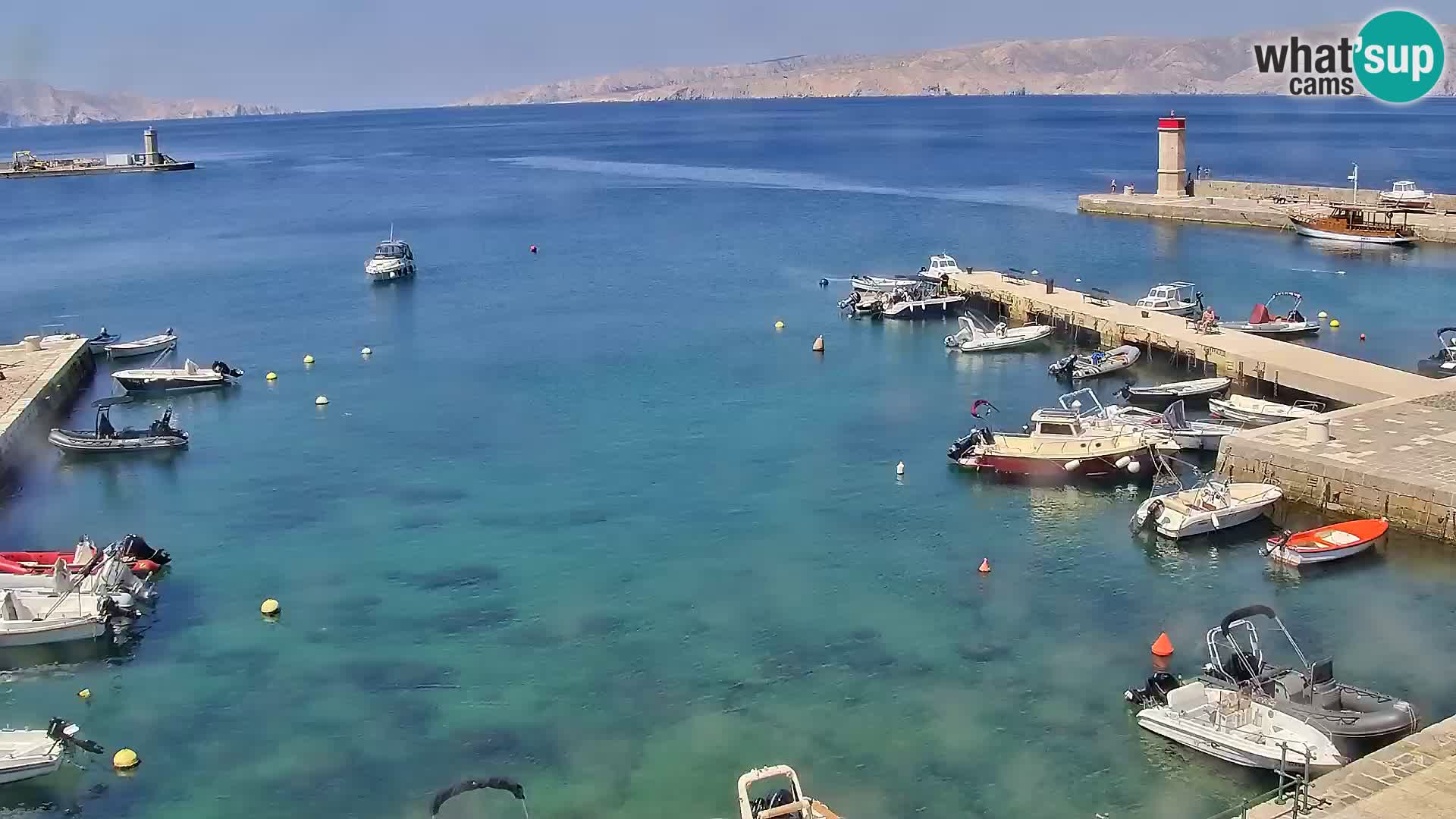 Kamera u živo Senj – Panoramski pogled na senjsku rivu