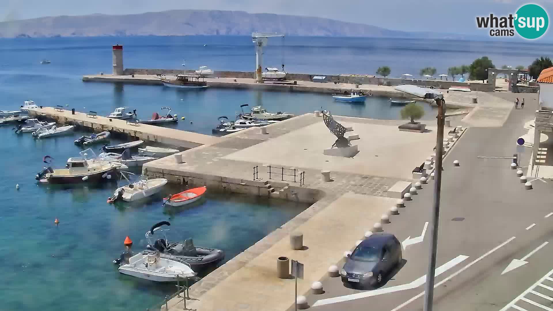 Senj Spletna kamera – pogled na obalo Senja