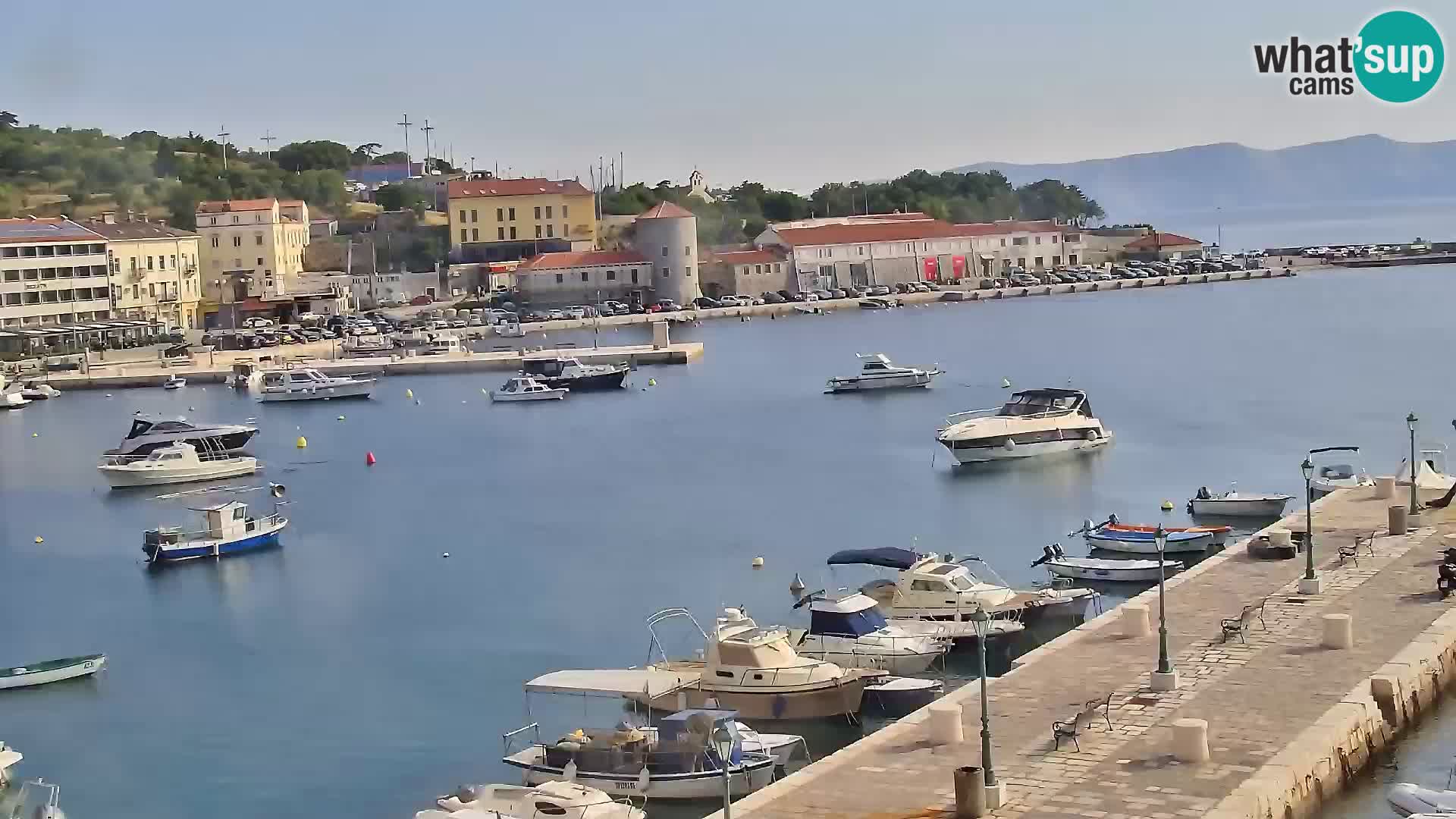 Senj Webcam – Panoramic view of Senj riva