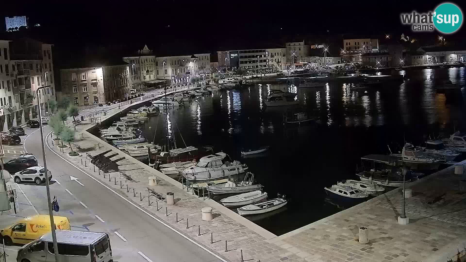 Senj camera en vivo – Vista panorámica de Senj riva