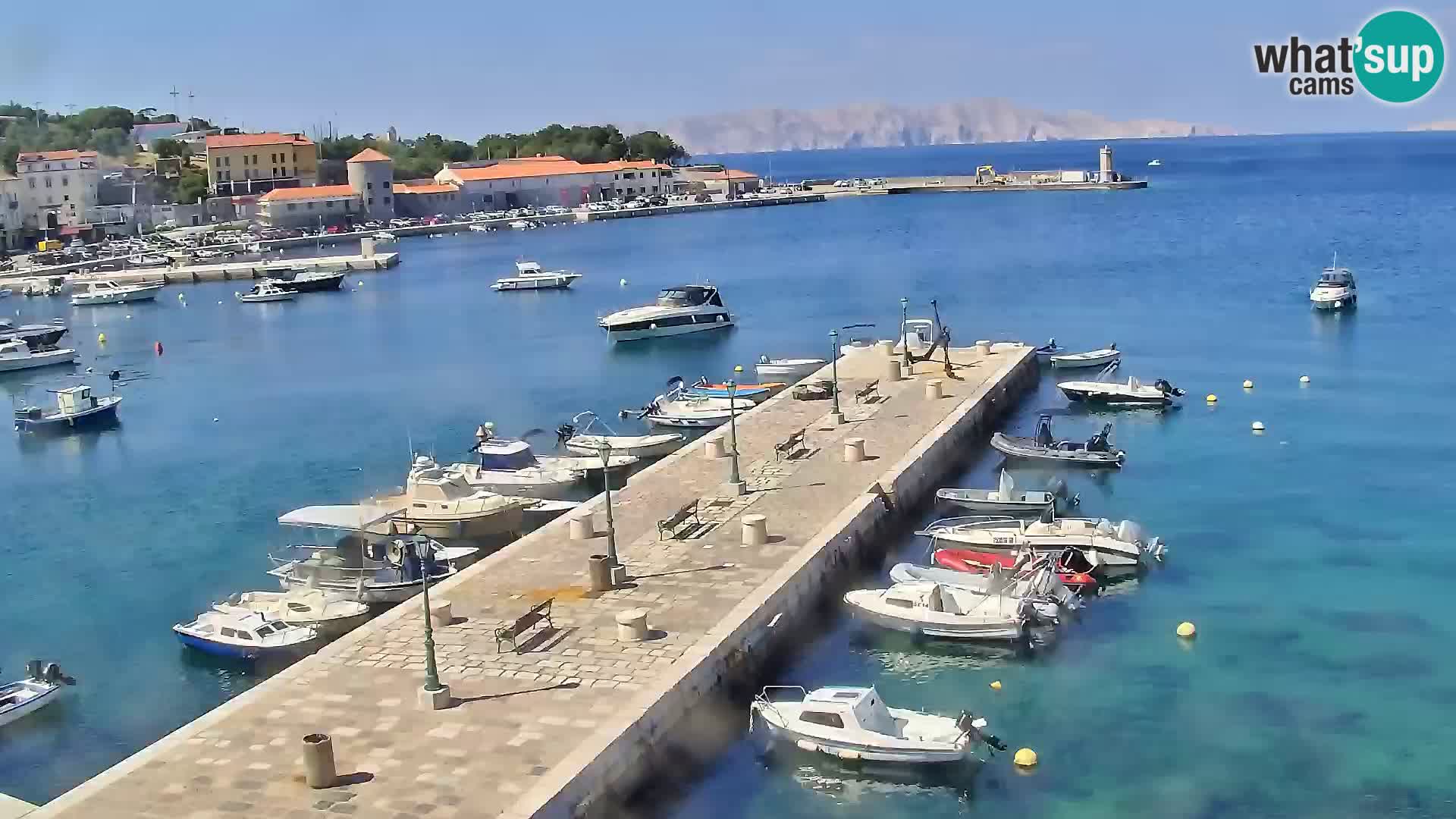 Webcam Segna – Panorama dell’lungomare di Senj