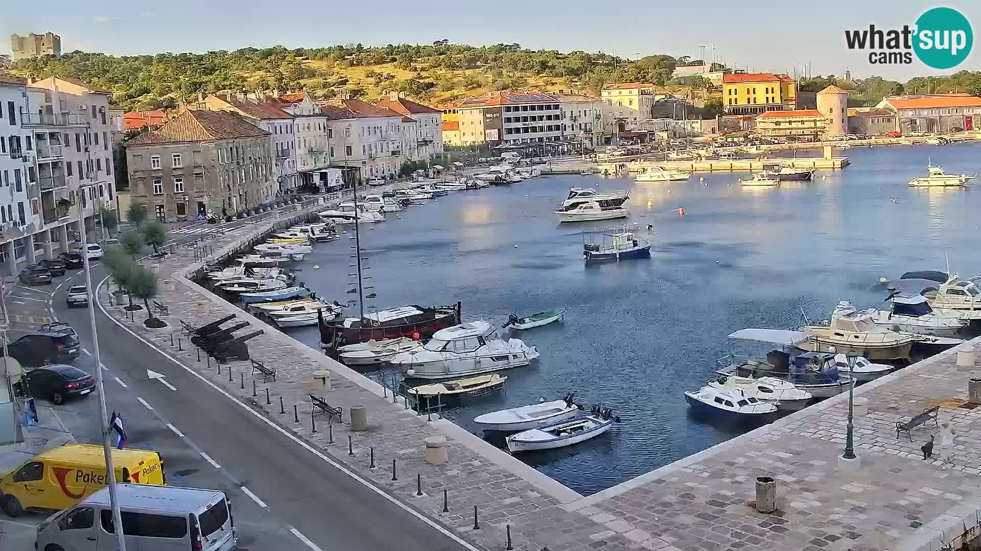 Senj camera en vivo – Vista panorámica de Senj riva