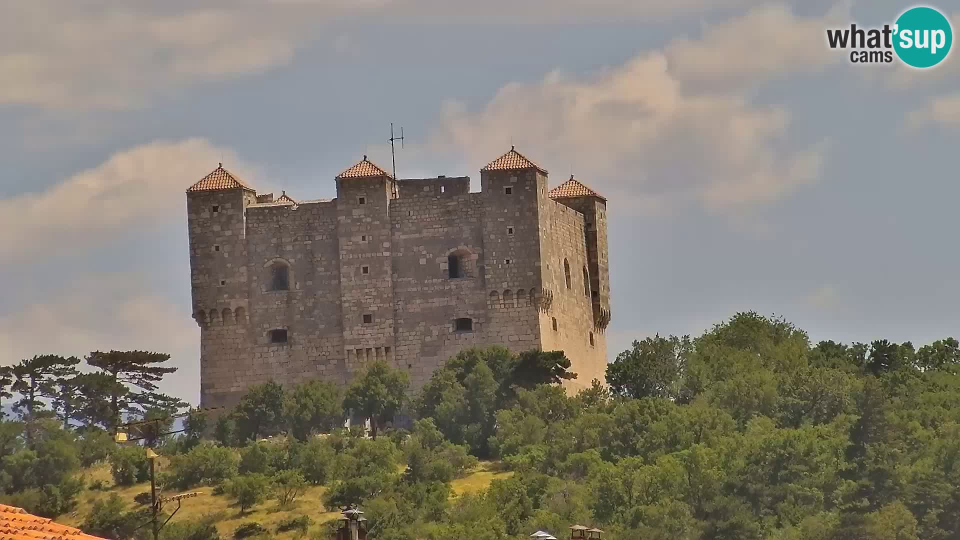 Webcam Senj – Panoramablick auf die Riva Senj