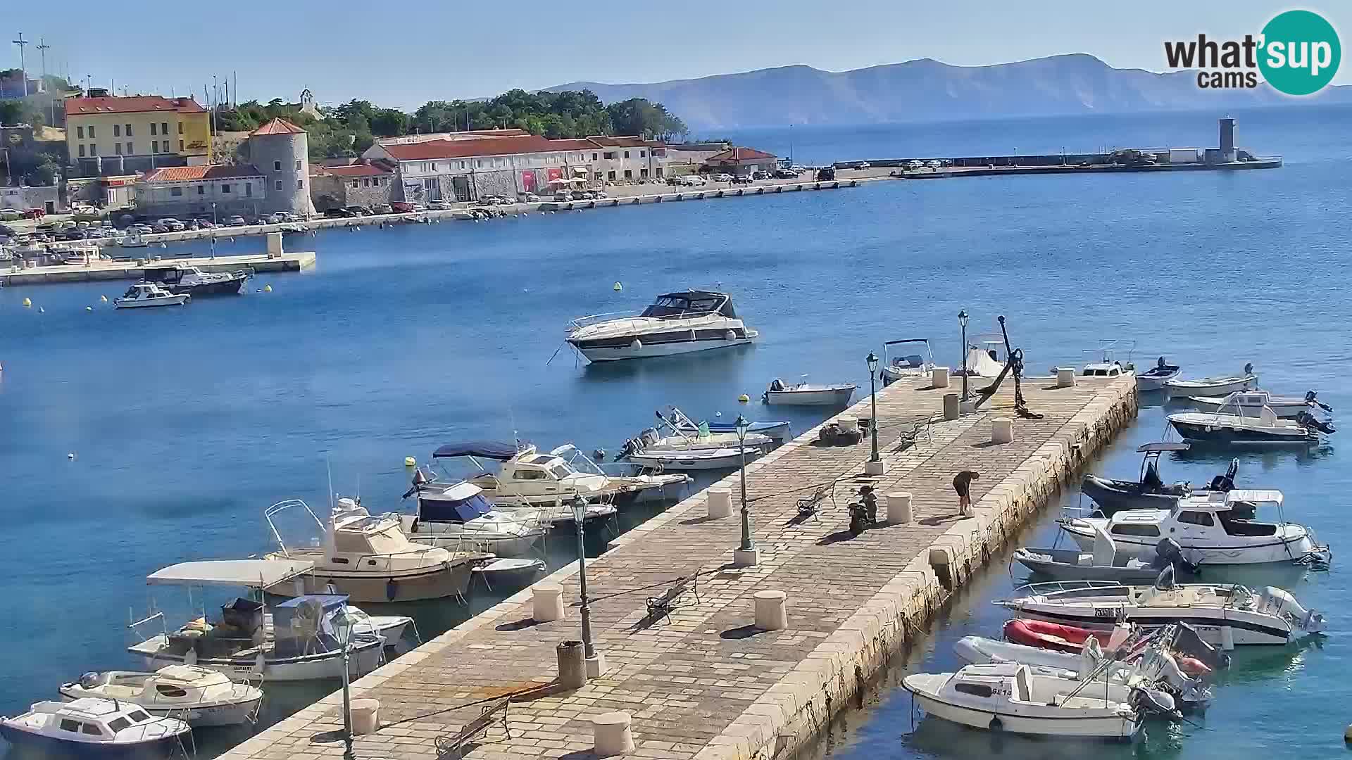 Senj Webcam – Panoramic view of Senj riva