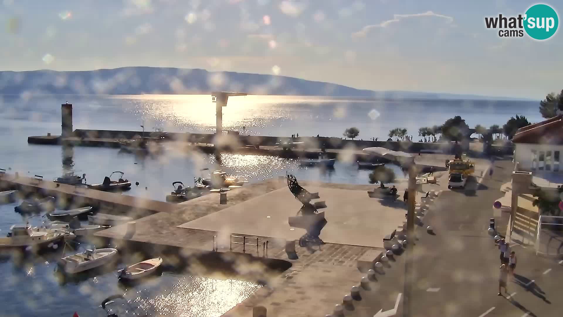 Kamera u živo Senj – Panoramski pogled na senjsku rivu