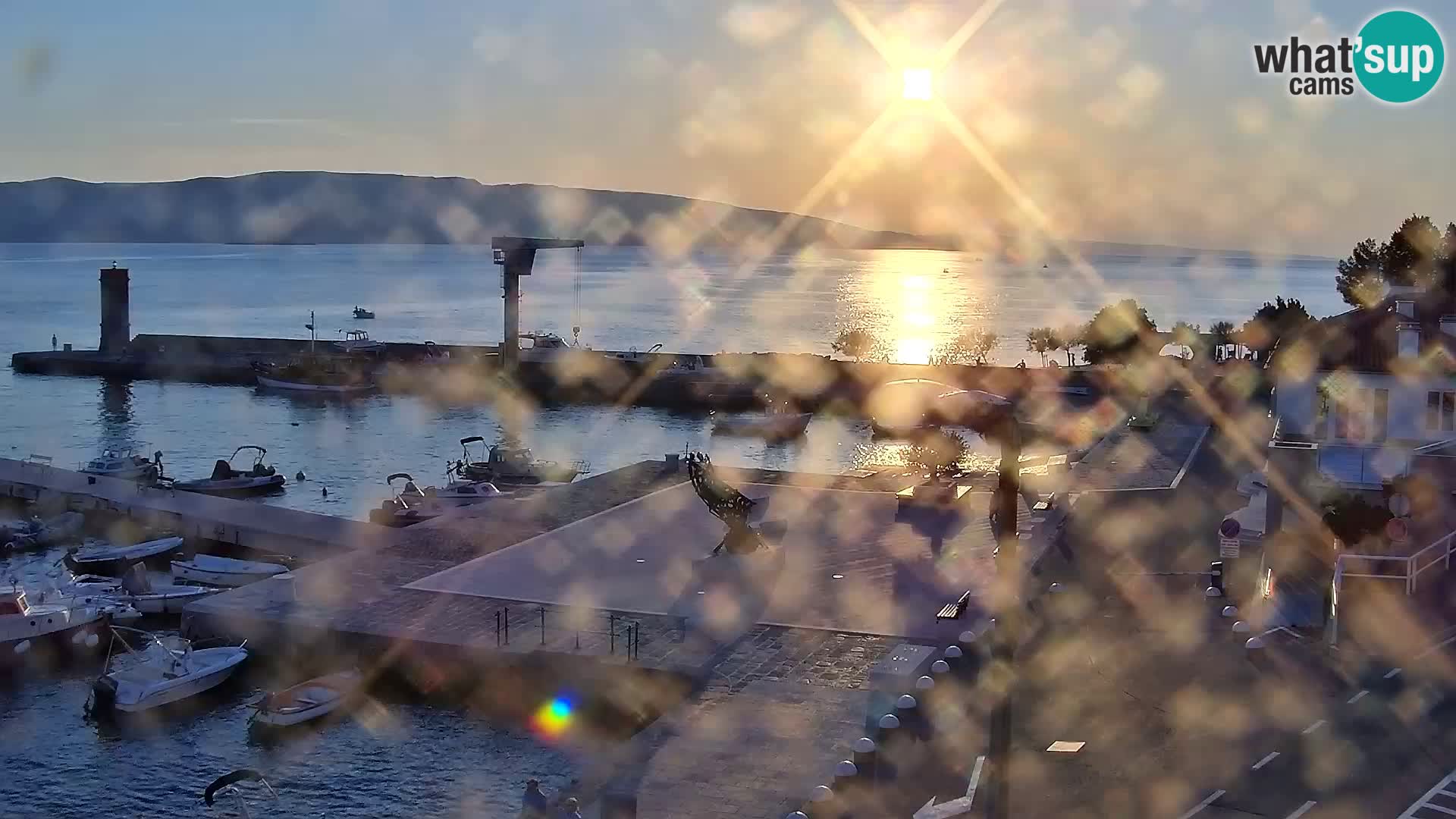 Senj Spletna kamera – pogled na obalo Senja