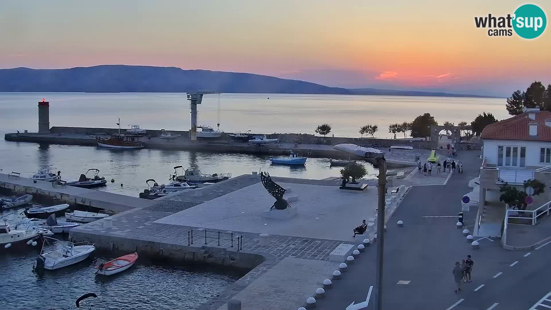Senj Webcam – Panoramic view of Senj riva