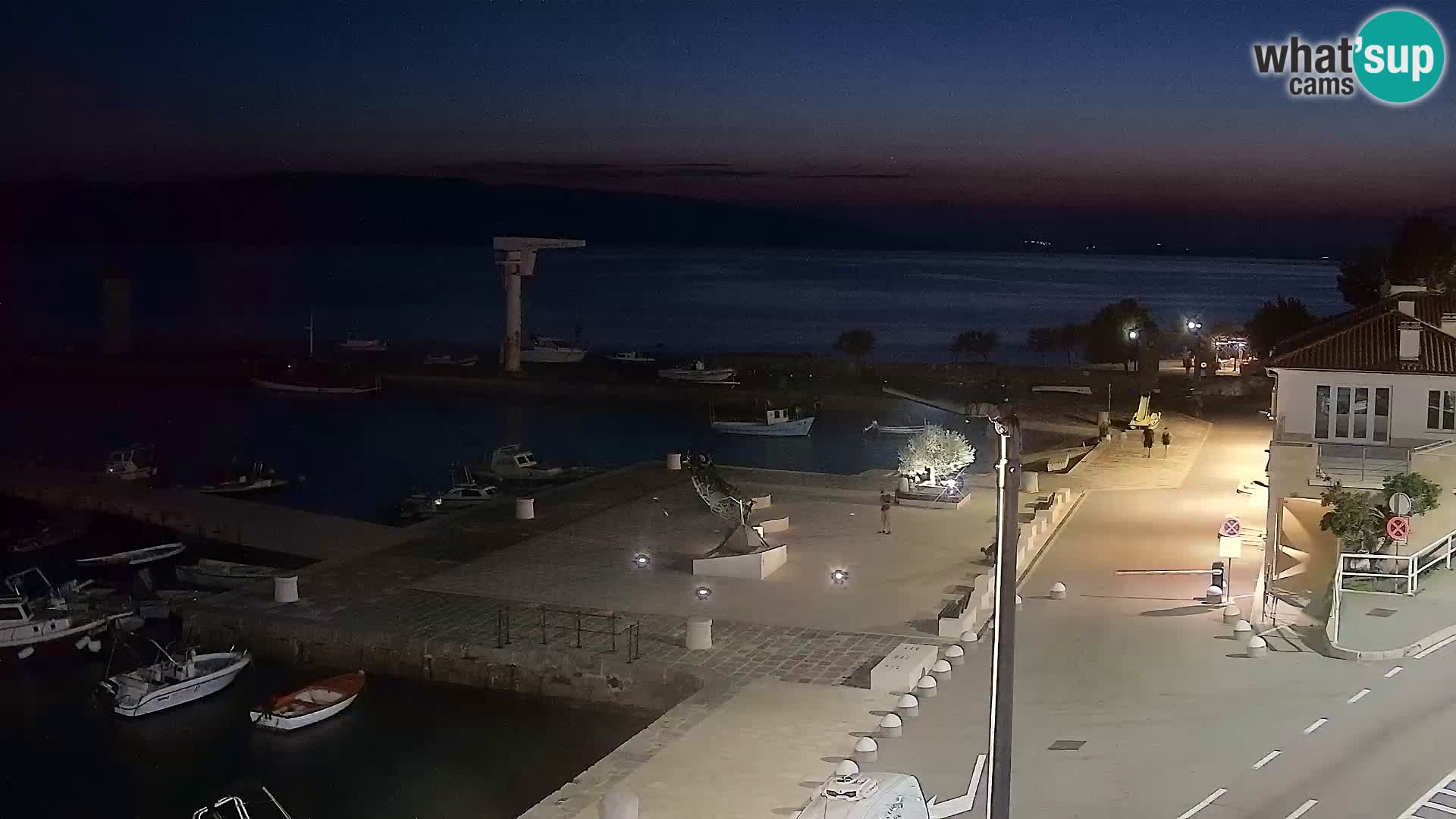 Webcam Segna – Panorama dell’lungomare di Senj
