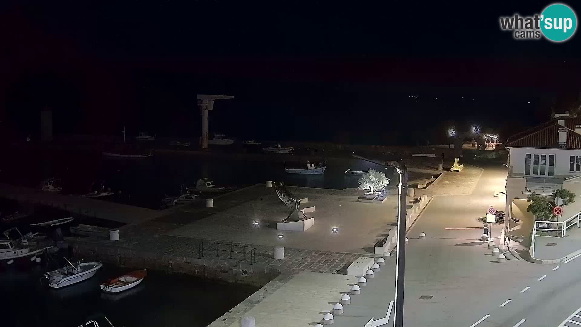 Kamera u živo Senj – Panoramski pogled na senjsku rivu