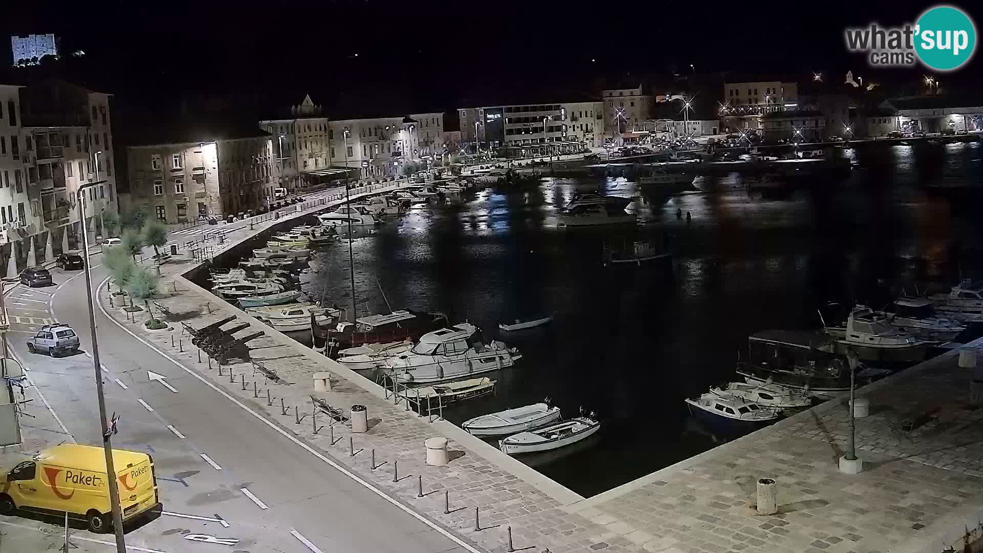 Kamera u živo Senj – Panoramski pogled na senjsku rivu