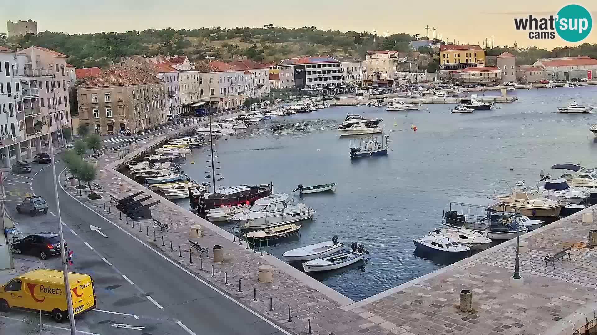 Senj camera en vivo – Vista panorámica de Senj riva