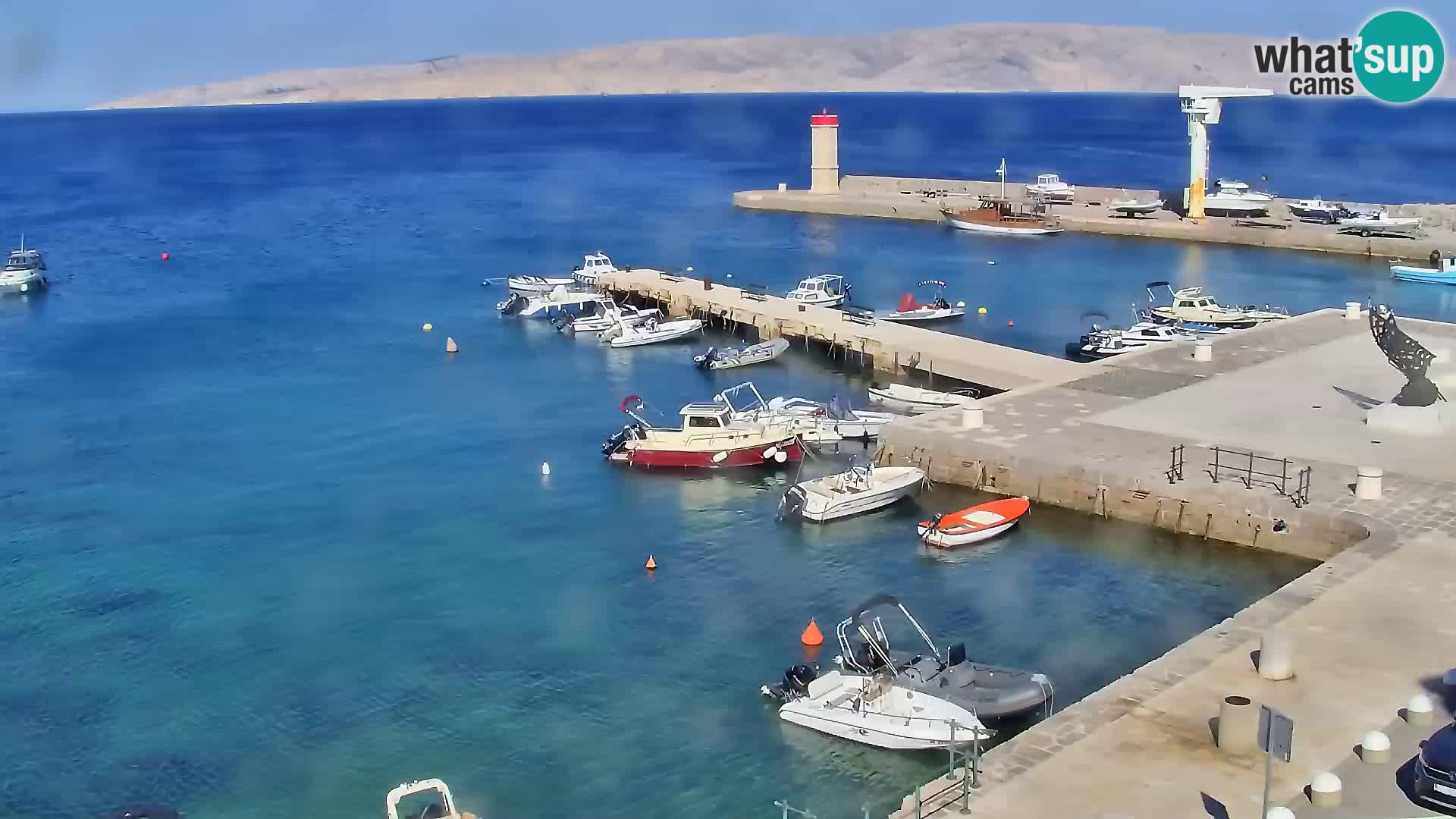 Senj Spletna kamera – pogled na obalo Senja