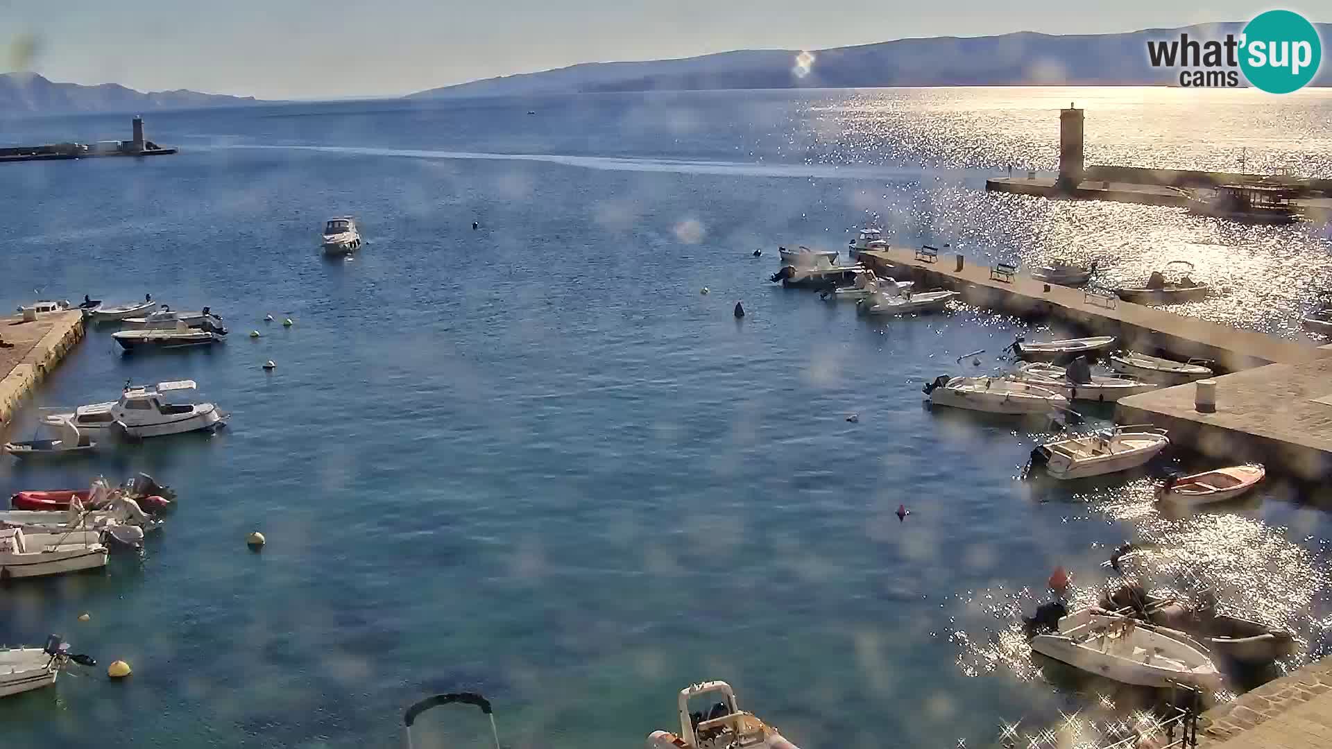 Senj camera en vivo – Vista panorámica de Senj riva