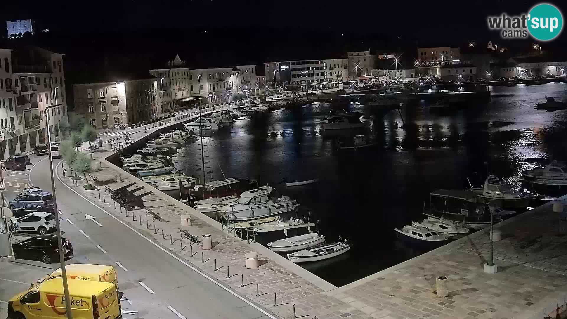 Senj Webcam – Panoramic view of Senj riva