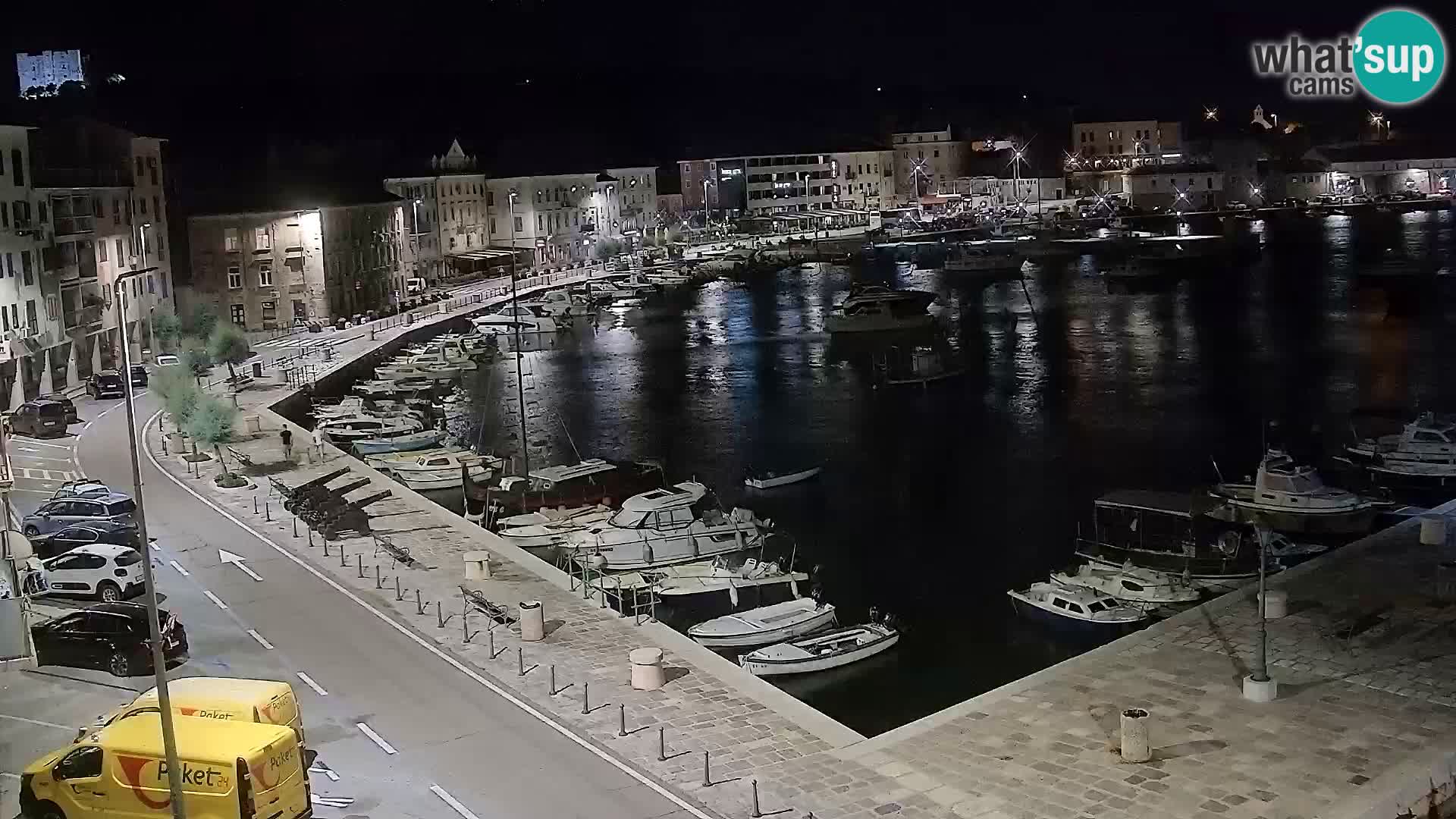 Senj Webcam – Panoramic view of Senj riva