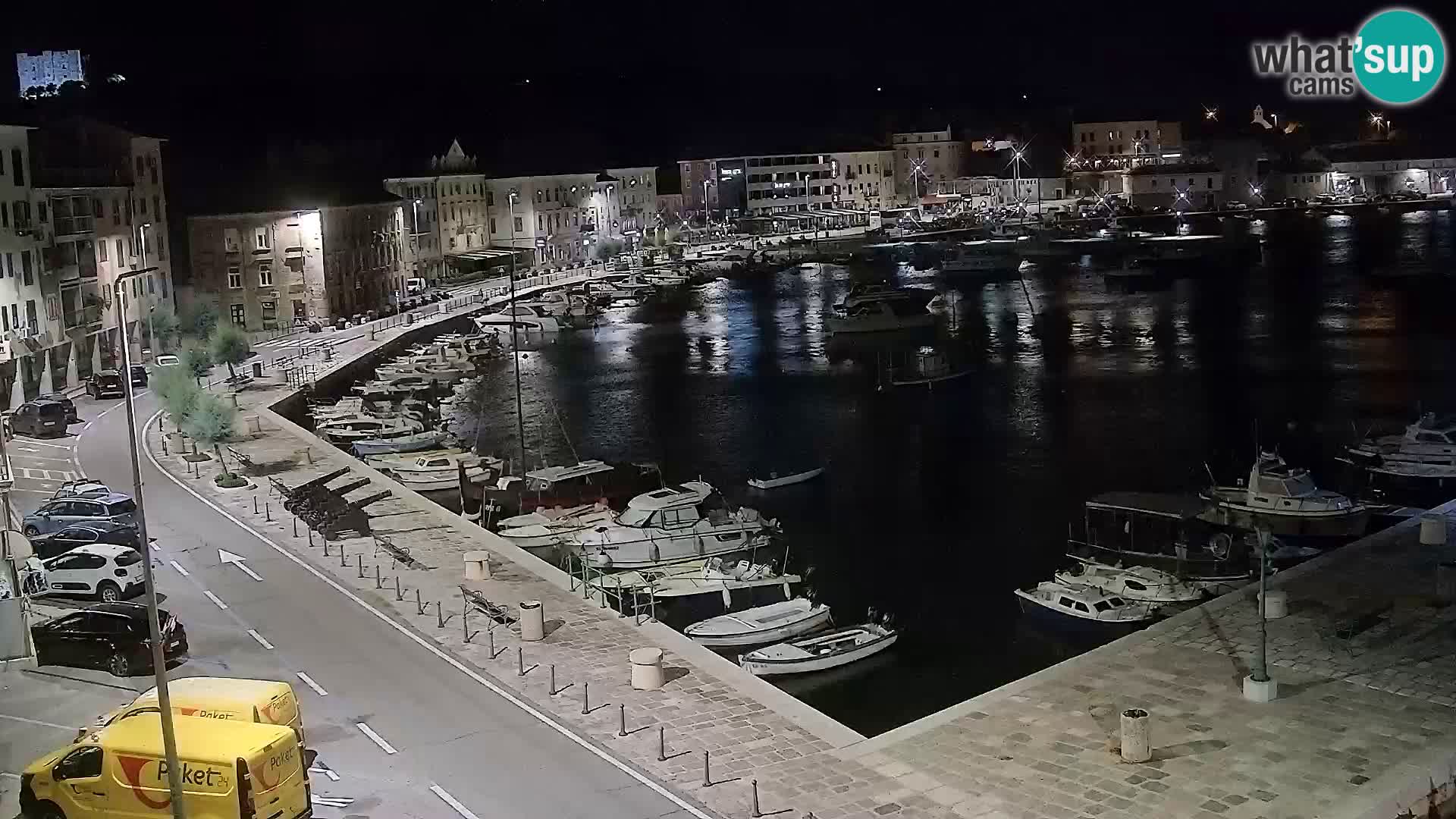 Senj Spletna kamera – pogled na obalo Senja