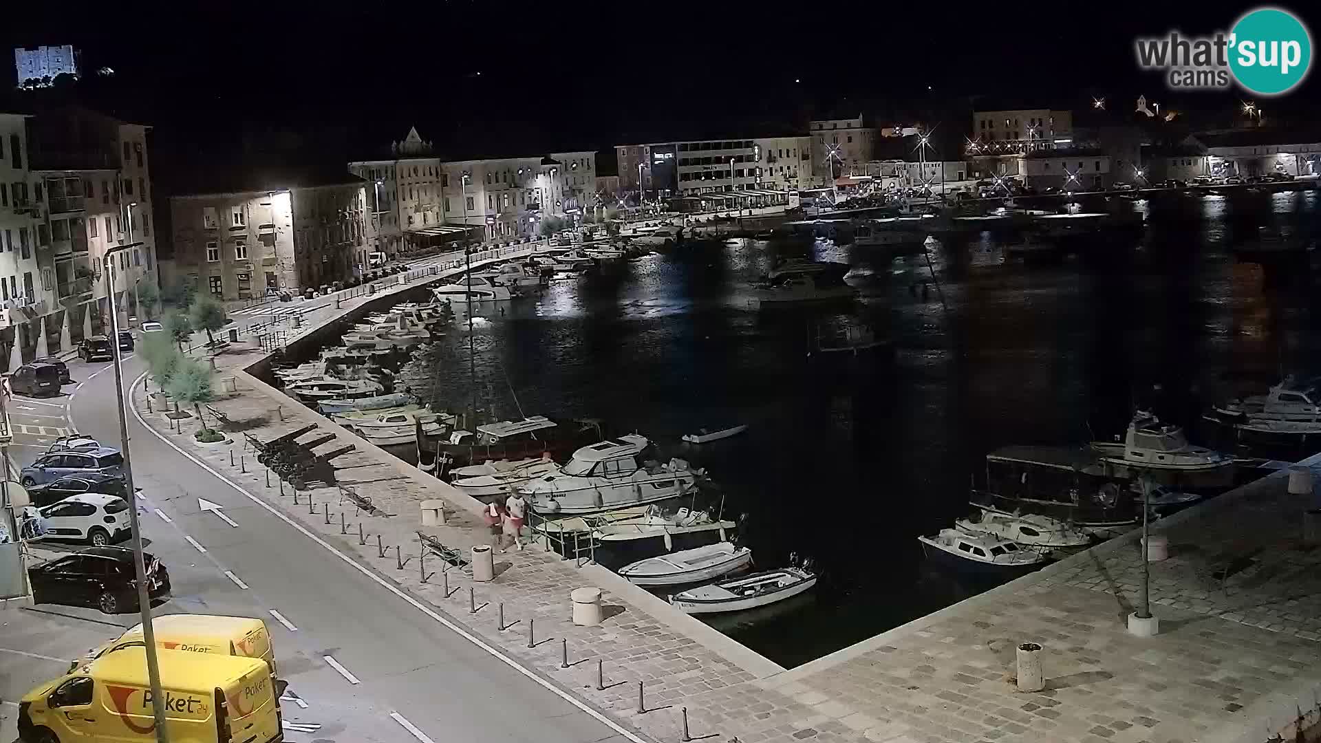 Kamera u živo Senj – Panoramski pogled na senjsku rivu