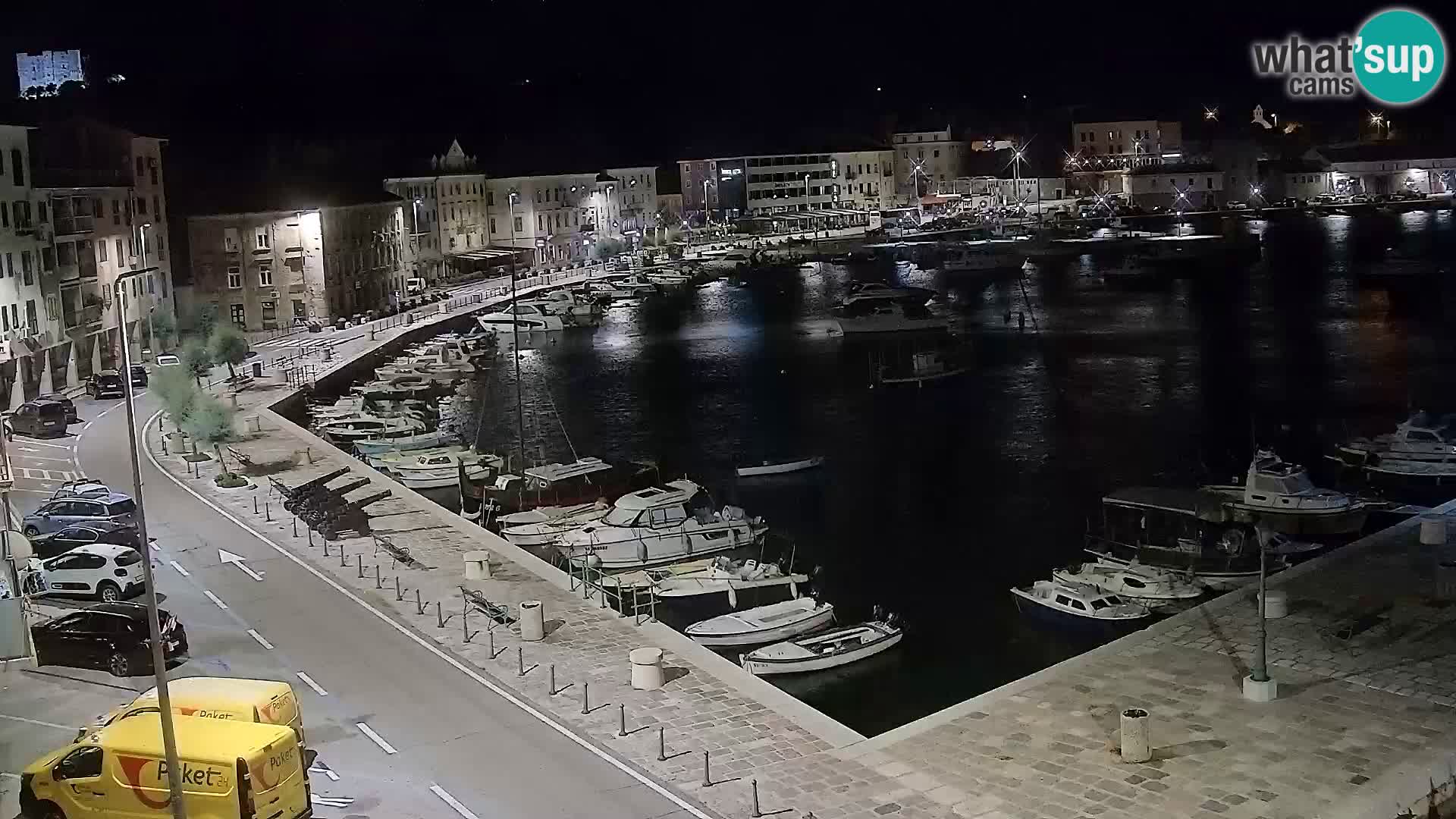 Kamera u živo Senj – Panoramski pogled na senjsku rivu